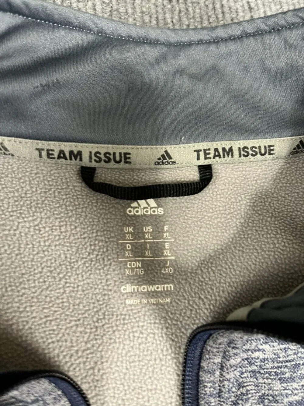 adidas zip closure